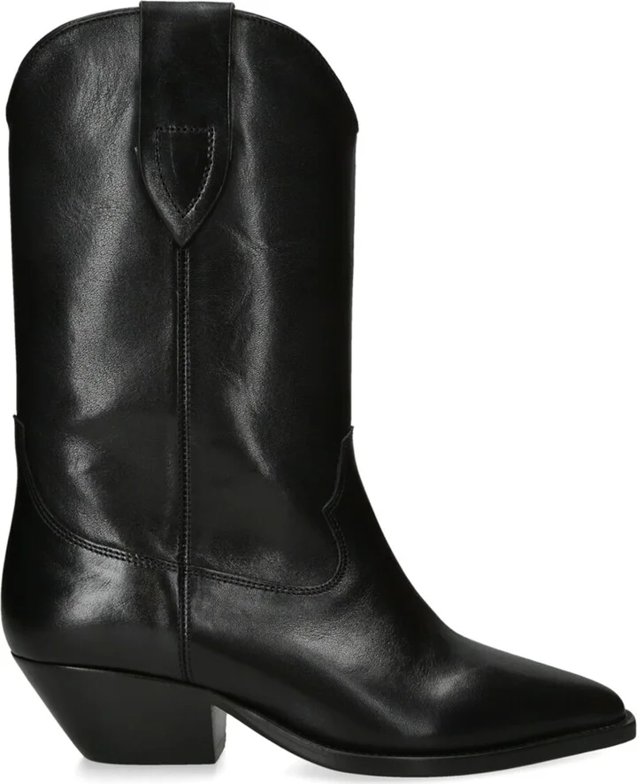 Isabel Marant Leather Duerto Cowboy Boots