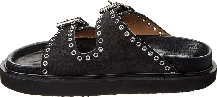 Isabel Marant Lennya Suede Platform Sandal - Image 2