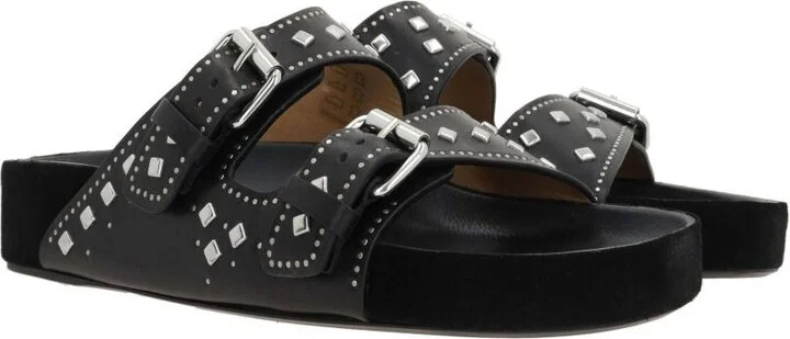 Isabel Marant Lennyo Leather Sandals - Image 2