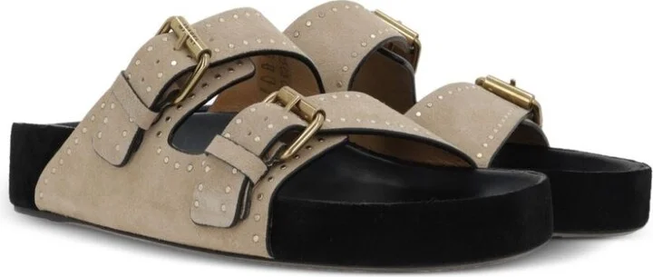 Isabel Marant Lennyo Leather Sandals - Image 4