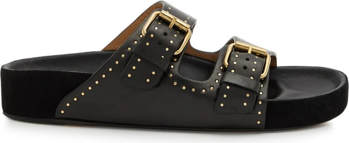 Isabel Marant Lennyo Studded Leather Sliders