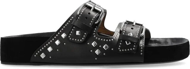 Isabel Marant Lennyo Studded Slip-On Slides