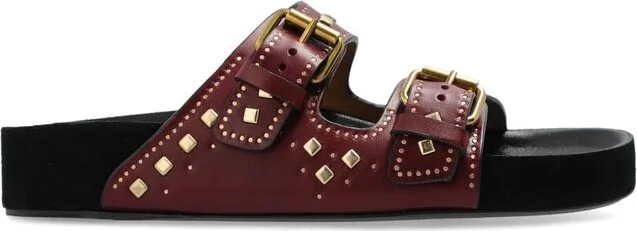 Isabel Marant Lennyo Studded Slip-On Slides