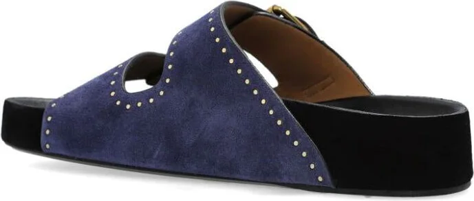 Isabel Marant Lennyo Suede Leather Sandals - Image 2