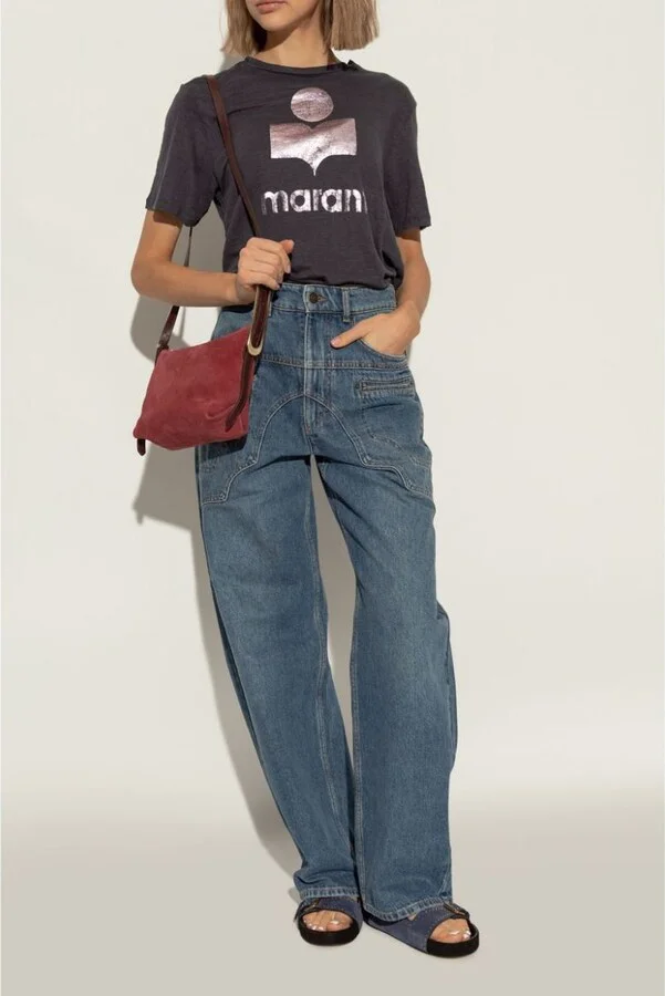 Isabel Marant Lennyo Suede Leather Sandals - Image 4