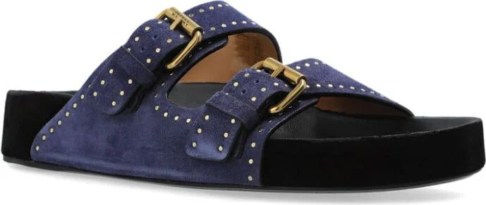 Isabel Marant Lennyo Suede Leather Sandals - Image 5