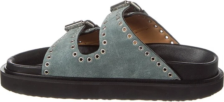 Isabel Marant Lennyo Suede Platform Sandal - Image 2