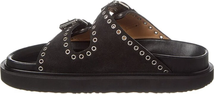 Isabel Marant Lennyo Suede Platform Sandal - Image 2