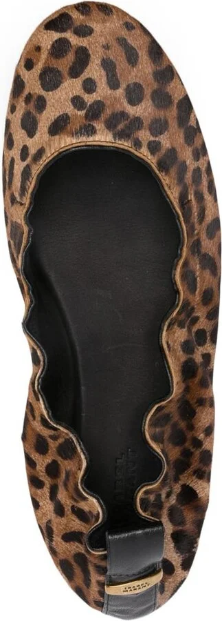 Isabel Marant Leopard-Print Ballerina Shoes - Image 4
