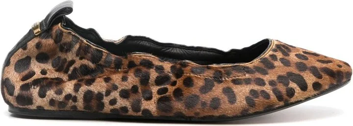 Isabel Marant Leopard-Print Ballerina Shoes