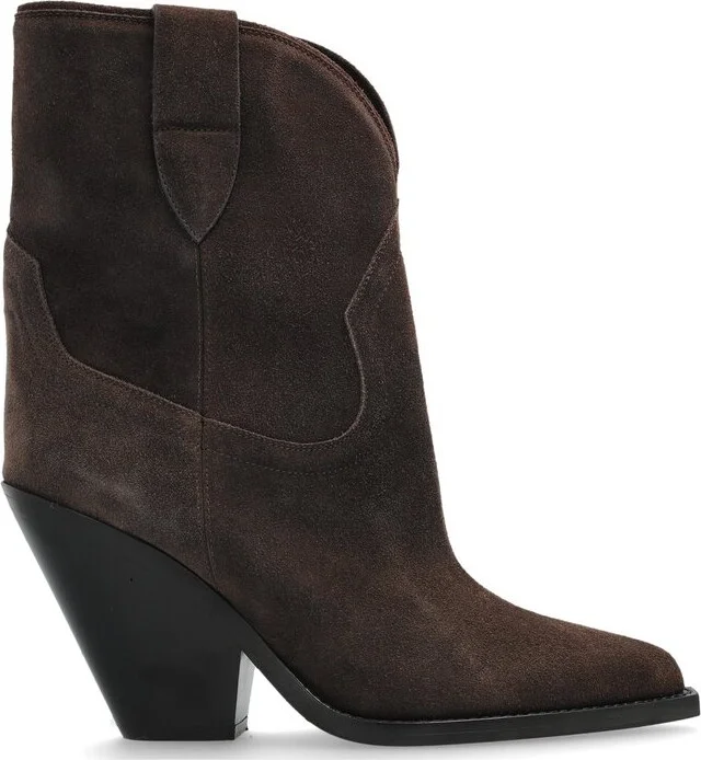 Isabel Marant Leyane Pointed-Toe Ankle Boots