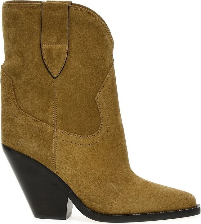 Isabel Marant Leyane Pointed Toe High Ankle Boots