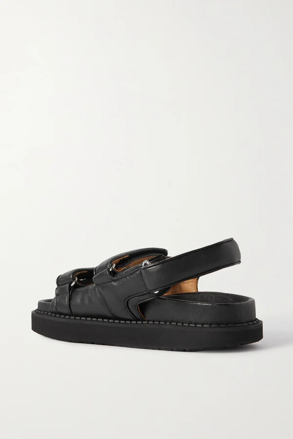Isabel Marant - Madee Leather Sandals - Black - Image 3