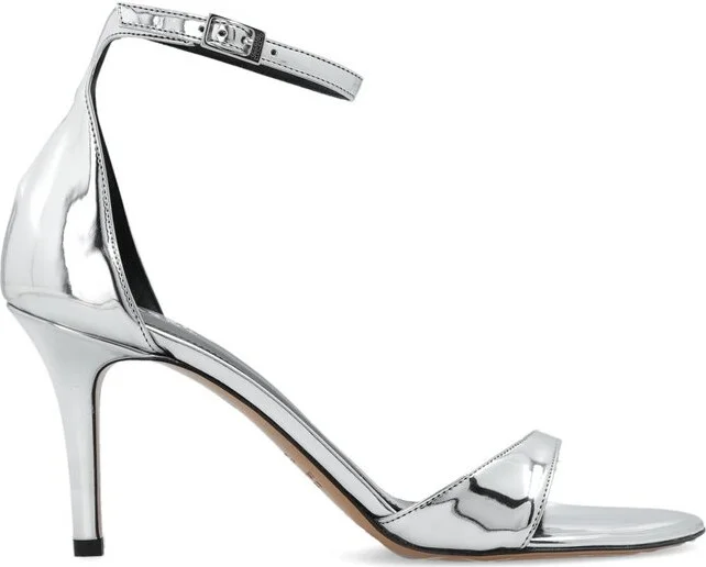 Isabel Marant Metallic-Effect Buckle-Fastened Sandals