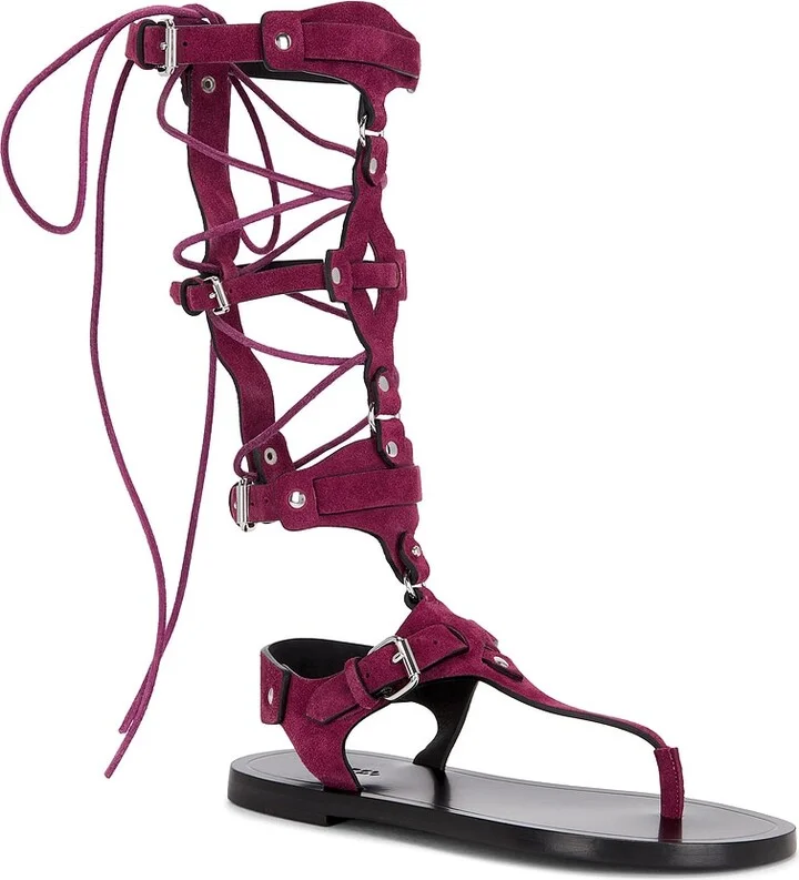 Isabel Marant Nensi Sandal in Pink - Image 2