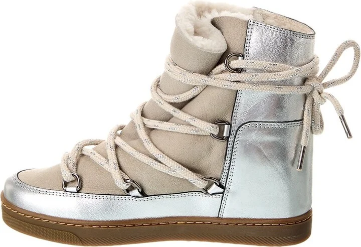 Isabel Marant Nowles Leather Snow Boot - Image 2