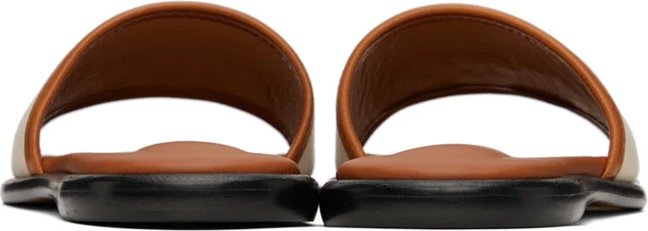 Isabel Marant Off-White & Brown Vikee Sandals - Image 2