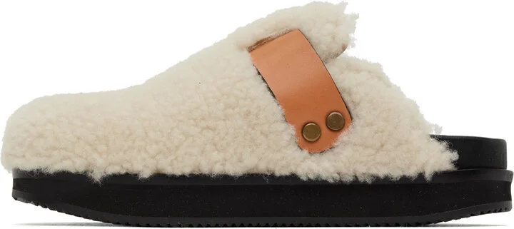 Isabel Marant Off-White Mirst Slippers - Image 3