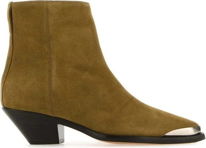 Isabel Marant Pointed Toe Zipped Ankle Boots
