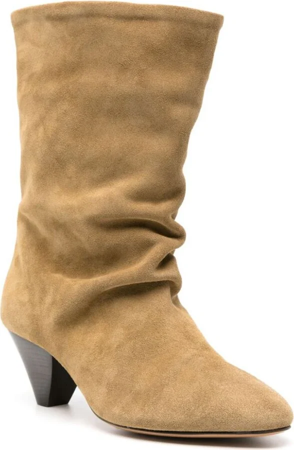 Isabel Marant Reachi Suede Leather Boots - Image 4