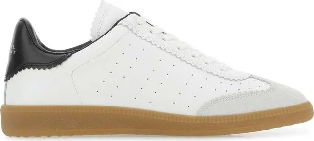 Isabel Marant Round Toe Lace-Up Sneakers