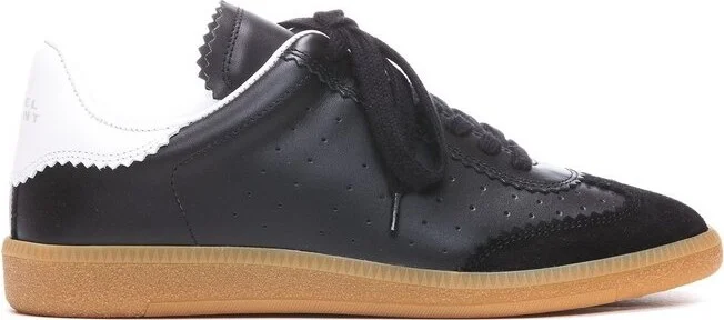 Isabel Marant Round Toe Lace-Up Sneakers