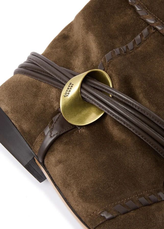 Isabel Marant Sellen Suede Ankle Boots - Image 4