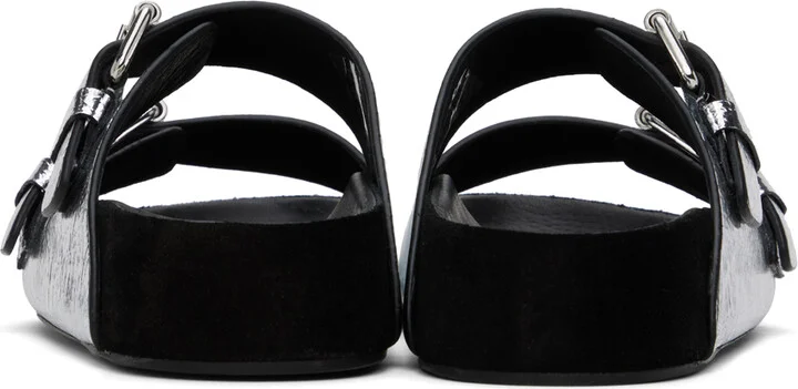 Isabel Marant Silver Lennyo Sandals - Image 2