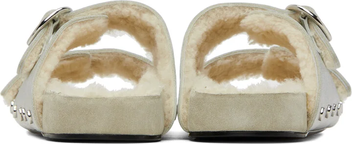 Isabel Marant Silver Lennyo Sandals - Image 2