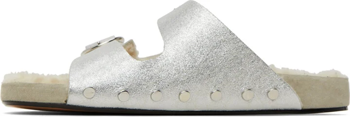 Isabel Marant Silver Lennyo Sandals - Image 3
