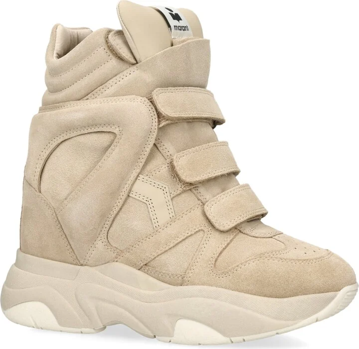Isabel Marant Suede Balskee Wedge Sandals 40 - Image 3