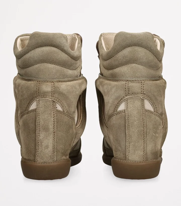 Isabel Marant Suede Bekett Wedge Sneakers 50 - Image 2