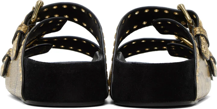 Isabel Marant Tan Lennyo Buckle Sandals - Image 2