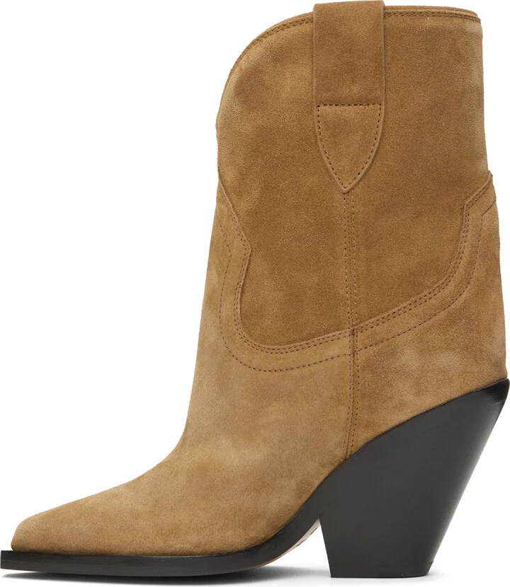 Isabel Marant Tan Leyane Low Boots - Image 3