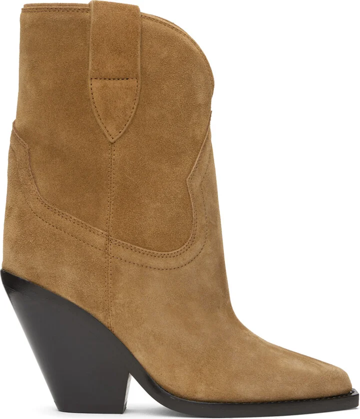 Isabel Marant Tan Leyane Low Boots