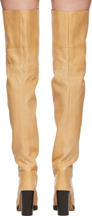 Isabel Marant Tan Lurna Tall Boots - Image 2