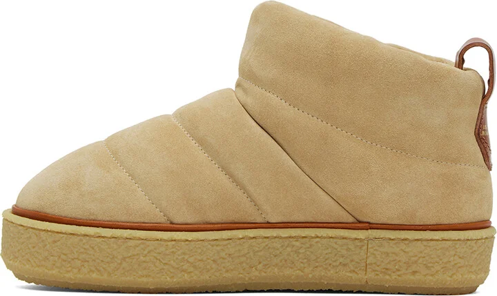 Isabel Marant Tan Suede Pillow Boots - Image 3