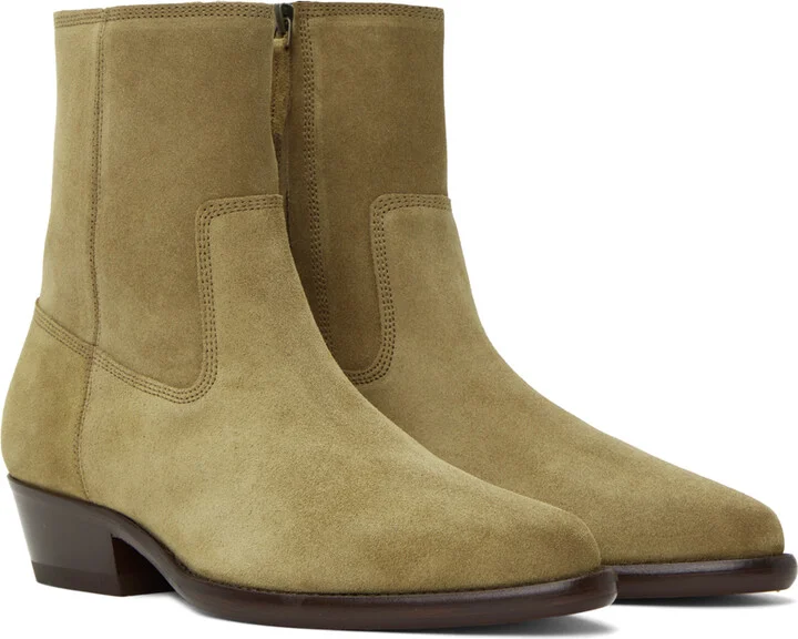 Isabel Marant Taupe Delix Boots - Image 4