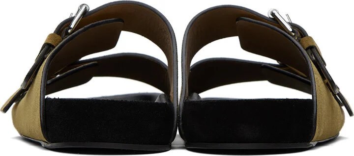 Isabel Marant Taupe Lekson Sandals - Image 2