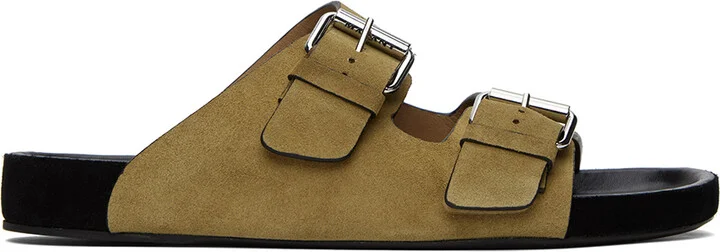 Isabel Marant Taupe Lekson Sandals