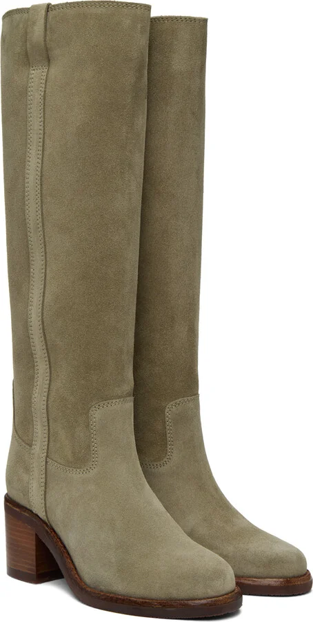 Isabel Marant Taupe Seenia Boots - Image 4