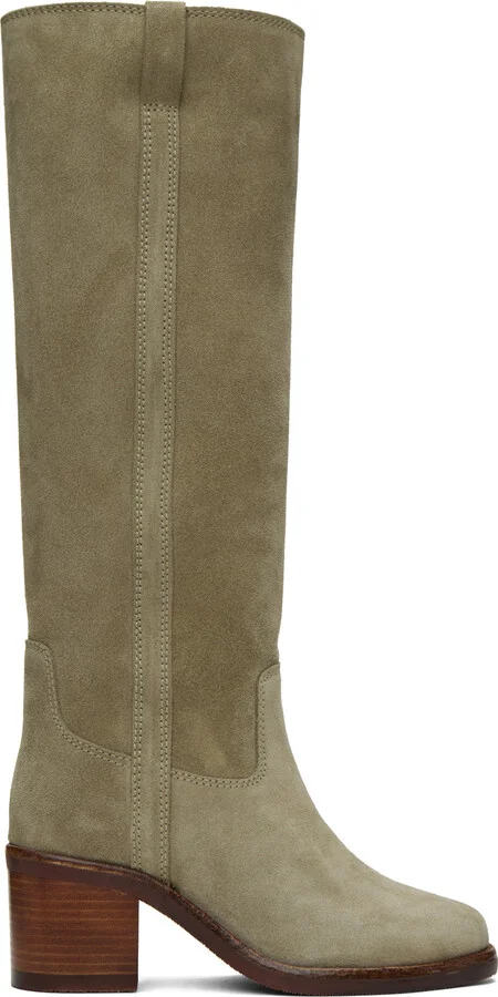 Isabel Marant Taupe Seenia Boots