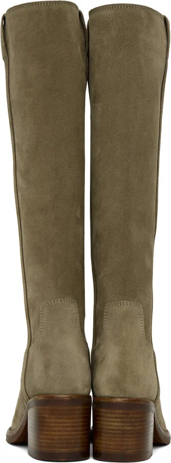 Isabel Marant Taupe Seenia Tall Boots - Image 2
