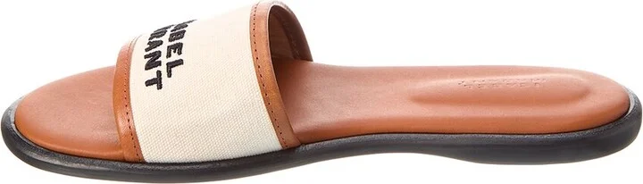 Isabel Marant Vikee Canvas & Leather Sandal - Image 2