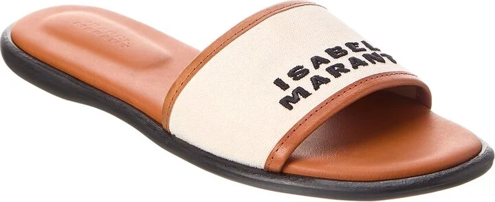 Isabel Marant Vikee Canvas & Leather Sandal