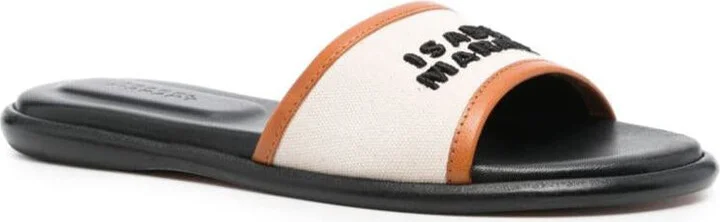 Isabel Marant Vikee Logo Flat Sandals - Image 2