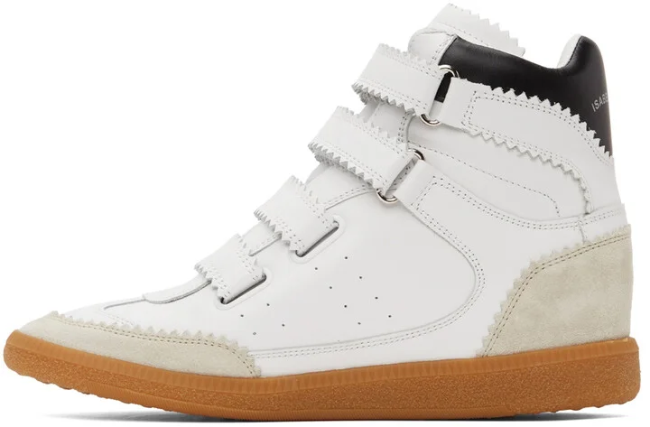 Isabel Marant White Bilsy Vintage Sneakers - Image 3