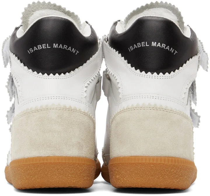 Isabel Marant White Bilsy Vintage Sneakers - Image 4