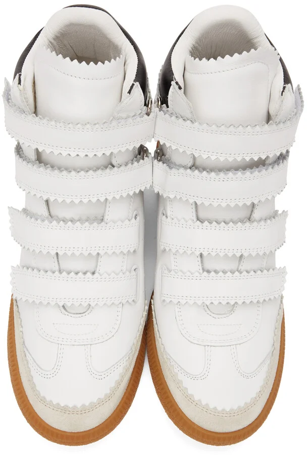 Isabel Marant White Bilsy Vintage Sneakers - Image 5