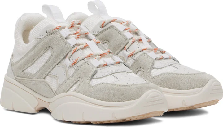 Isabel Marant White Kindsay Sneakers - Image 4
